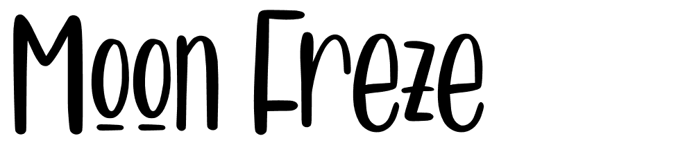 Moon-Freze font family download free