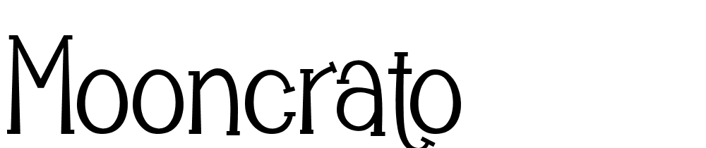 Mooncrato font family download free