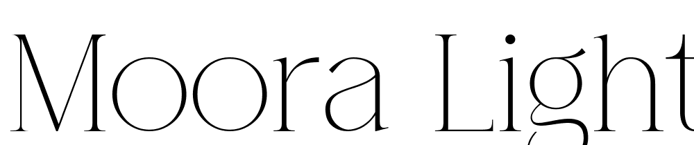 moora-light font family download free