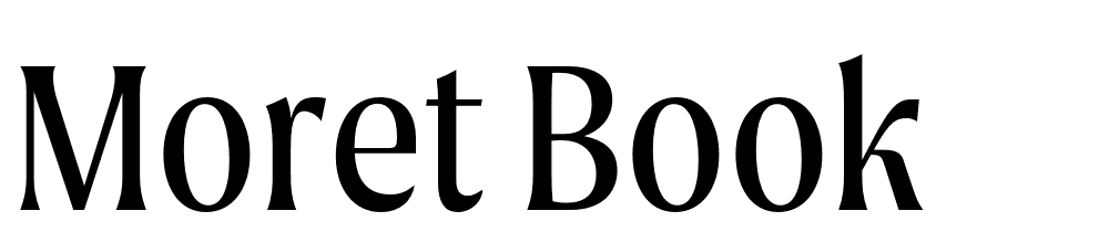 Moret-Book font family download free