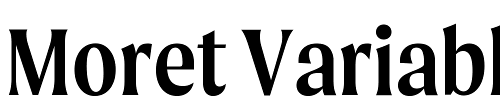 Moret-Variable font family download free