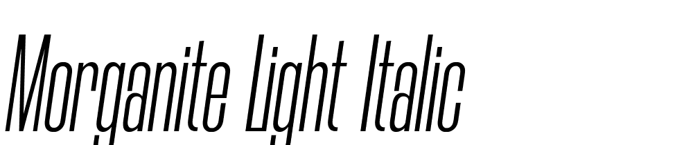 Morganite-Light-Italic font family download free