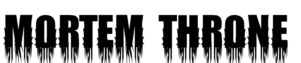 Mortem-Throne font family download free