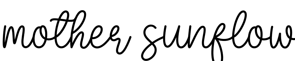 mother_sunflower_sans font family download free