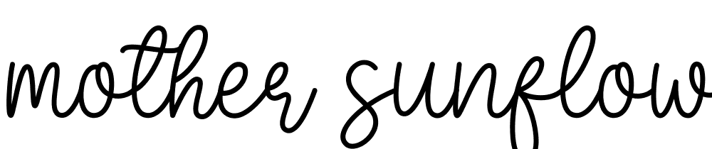 Mother-Sunflower-Script font family download free