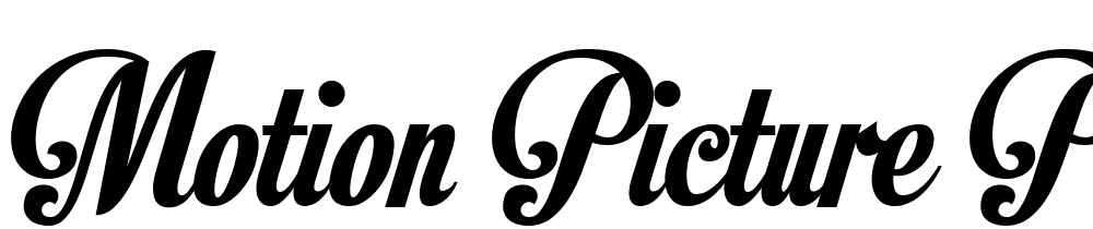 Motion Picture Personal Use font family download free