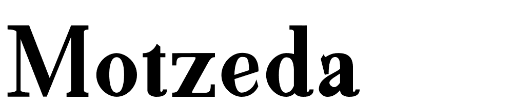 motzeda font family download free