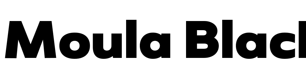 Moula-Black font family download free