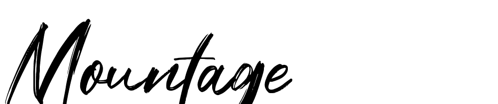 Mountage font family download free