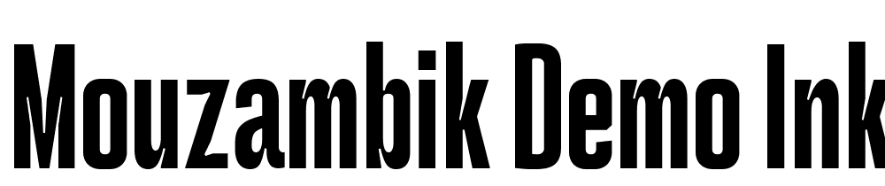 Mouzambik-Demo-Inktrap font family download free