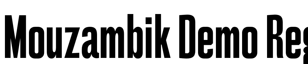 Mouzambik-Demo-Regular font family download free