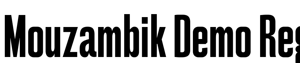 Mouzambik-Demo-Regular font family download free