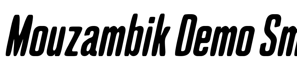 Mouzambik-Demo-Smooth-Italic font family download free