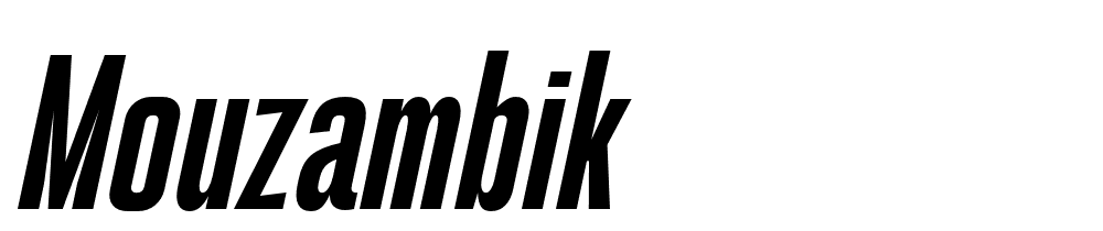 mouzambik font family download free