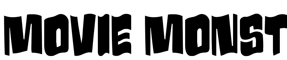 Movie-Monster-Wavy-2 font family download free