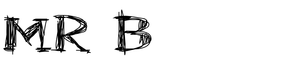 Mr.B font family download free