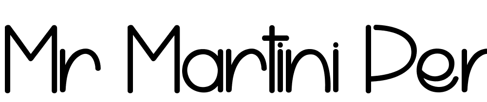 Mr-Martini_PersonalUseOnly font family download free