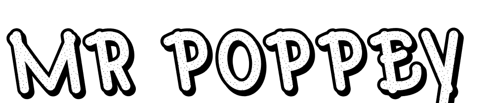 Mr.Poppey font family download free