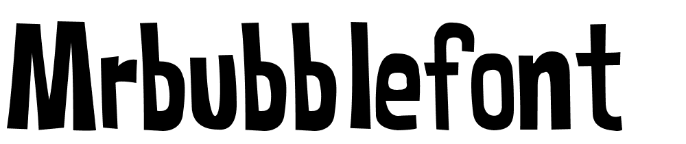 mrbubblefont font family download free