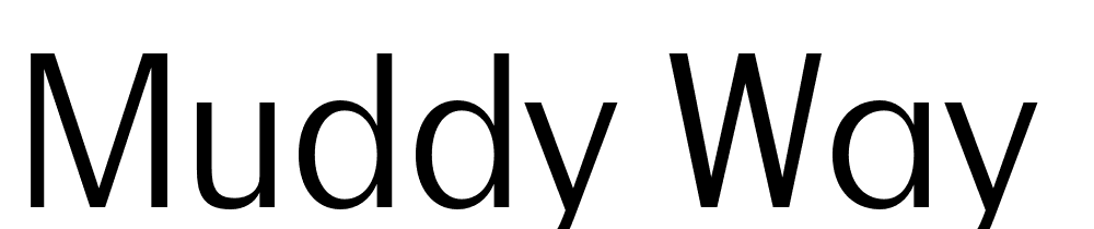 muddy-way font family download free