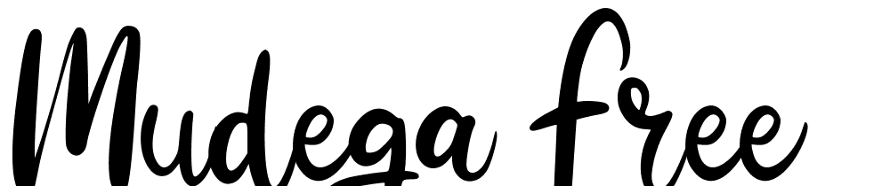 Mudega-FREE font family download free