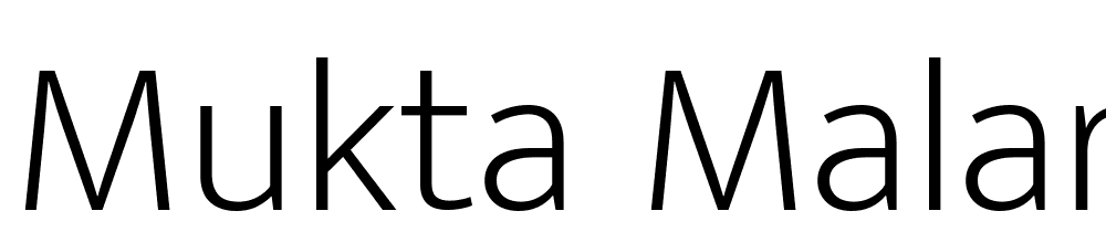 mukta-malar font family download free