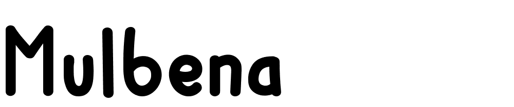 Mulbena font family download free