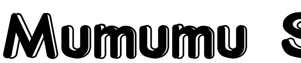 mumumu-sRB font family download free