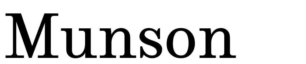 Munson font family download free