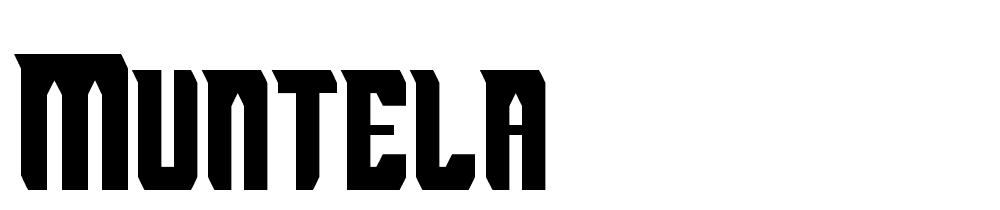 Muntela font family download free