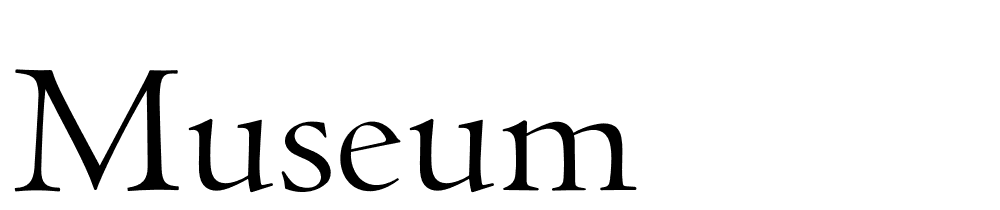 museum font family download free