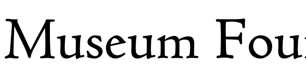 Museum-Foundry font family download free