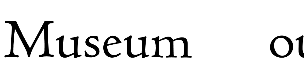 Museum-Fourteen font family download free