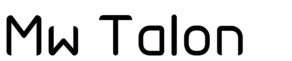 MW-TALON font family download free