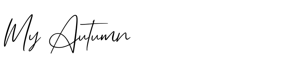 My-Autumn font family download free