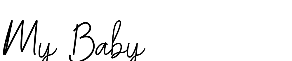 My-Baby font family download free