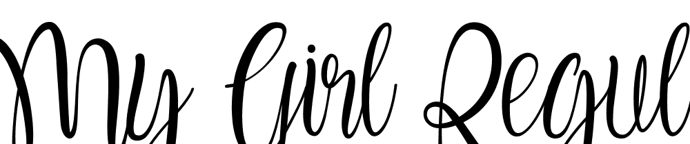 My-Girl-Regular font family download free