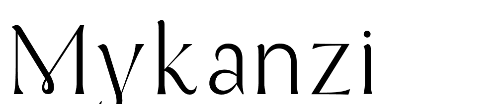 mykanzi font family download free