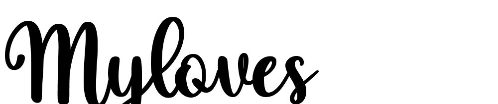 myloves font family download free