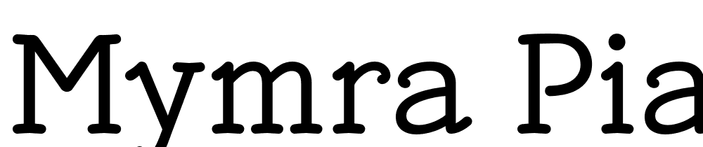 Mymra-Piano font family download free