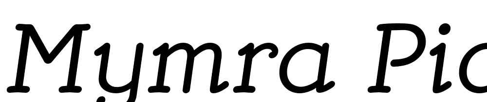 Mymra-Piano-Italic font family download free