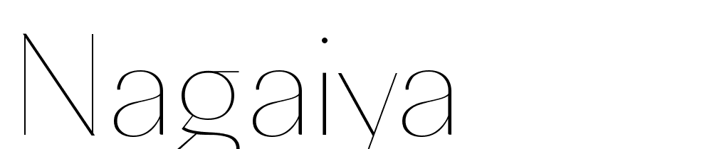 Nagaiya font family download free