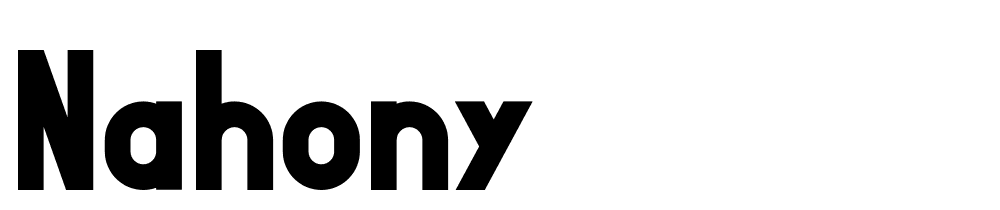 NAHONY font family download free