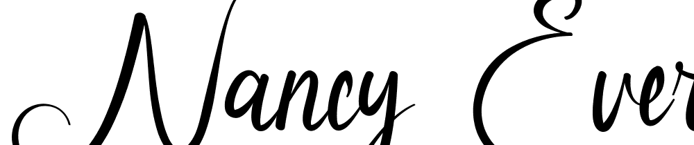 Nancy-Everly-Demo font family download free