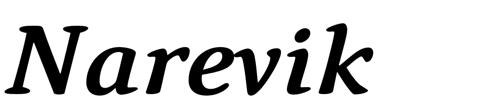 Narevik font family download free