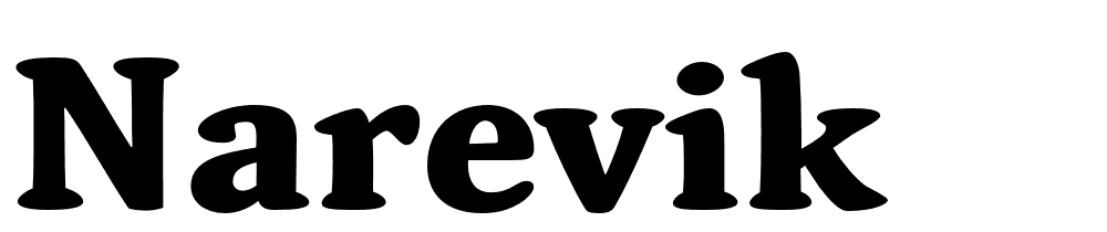 Narevik font family download free