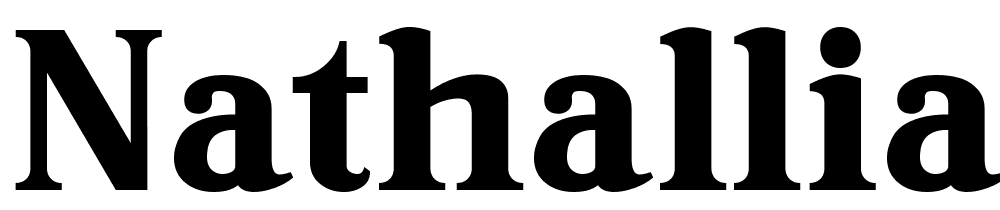 Nathallia font family download free