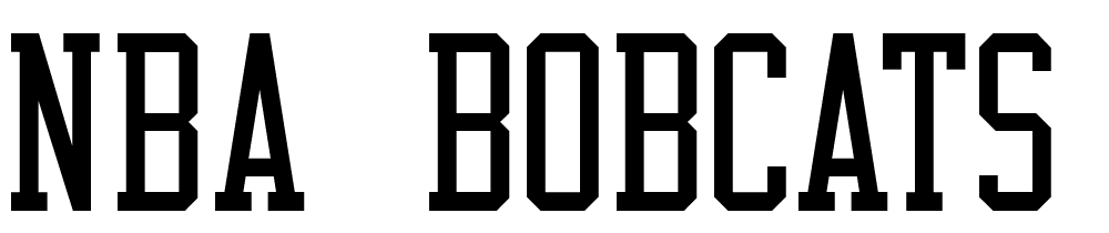 NBA-Bobcats font family download free