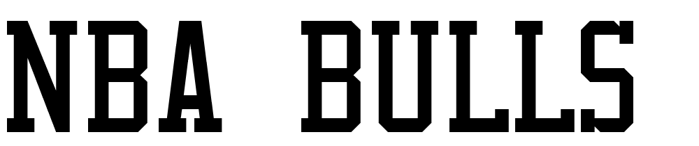 NBA-Bulls font family download free