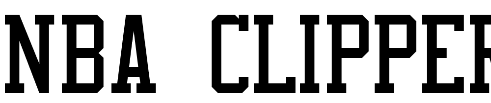 NBA-Clippers font family download free